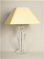 ALEXANDERS 41CM WASHINGTON CRYSTAL TAPERED COLUMN LAMP